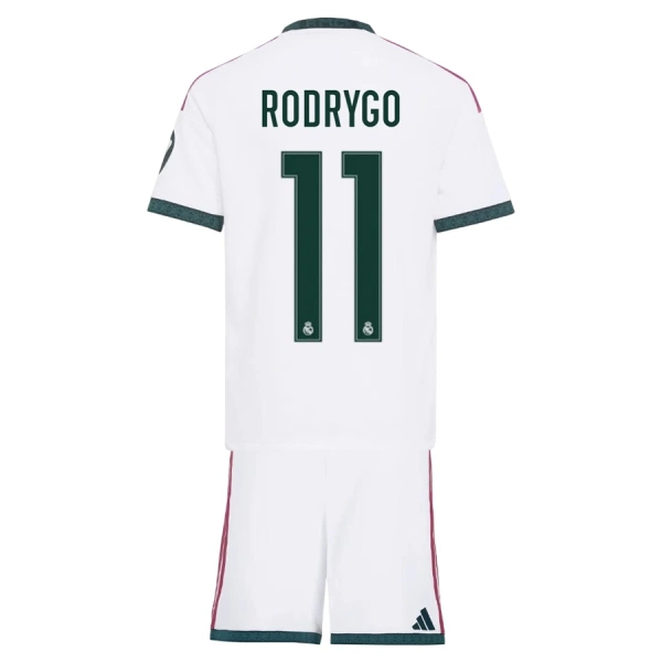 Real Madrid Rodrygo 11 Kotipaita Lasten 2026/27 (+ Shortsit) Real Madrid Rodrygo 11 Kotipaita Lasten 2026/27 (+ Shortsit)