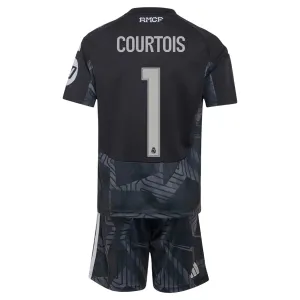 Real Madrid Thibaut Courtois 1 Maalivahdin Kotipaita Lasten 2026/27 (+ Shortsit)