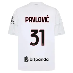 AC Milan Pavlovic 31 Vieraspaita 2026/27