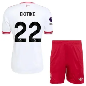 Liverpool Hugo Ekitiké 22 Vieraspaita Lasten 2026/27 (+ Shortsit) Liverpool Hugo Ekitiké 22 Vieraspaita Lasten 2026/27 (+ Shortsit)