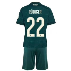 Real Madrid Antonio Rüdiger 22 Vieraspaita Lasten 2026/27 (+ Shortsit) Real Madrid Antonio Rüdiger 22 Vieraspaita Lasten 2026/27 (+ Shortsit)
