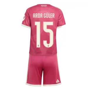 Real Madrid Arda Guler 15 3. Paita Lasten 2026/27 (+ Shortsit)