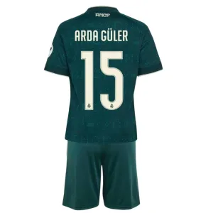 Real Madrid Arda Guler 15 Vieraspaita Lasten 2026/27 (+ Shortsit)