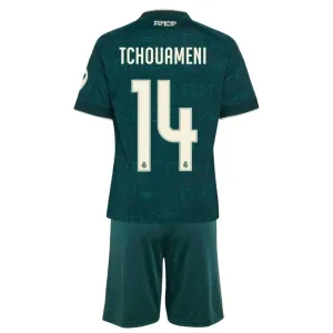 Real Madrid Aurélien Tchouaméni 14 Vieraspaita Lasten 2026/27 (+ Shortsit)
