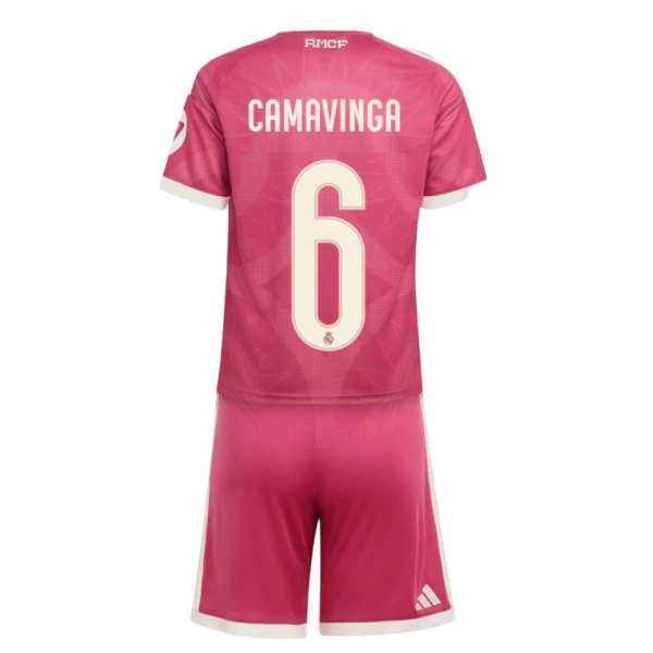 Real Madrid Eduardo Camavinga 6 3. Paita Lasten 2026/27 (+ Shortsit)