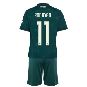 Real Madrid Rodrygo 11 Vieraspaita Lasten 2026/27 (+ Shortsit) Real Madrid Rodrygo 11 Vieraspaita Lasten 2026/27 (+ Shortsit)