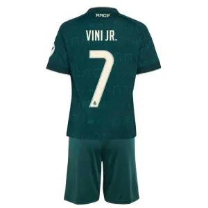 Real Madrid Vinicius Junior 7 Vieraspaita Lasten 2026/27 (+ Shortsit) Real Madrid Vinicius Junior 7 Vieraspaita Lasten 2026/27 (+ Shortsit)