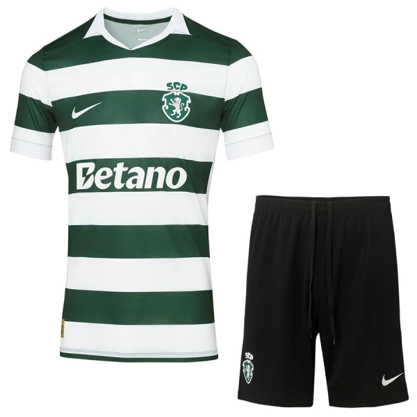 Sporting CP Kotipaita Lasten 2026/27 (+ Shortsit) Sporting CP Kotipaita Lasten 2026/27 (+ Shortsit)