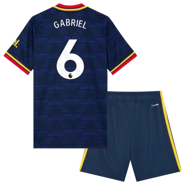 Arsenal Gabriel 6 Vieraspaita Lasten 2026/27 (+ Shortsit) Arsenal Gabriel 6 Vieraspaita Lasten 2026/27 (+ Shortsit)
