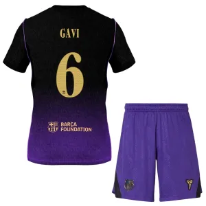 FC Barcelona Gavi 6 Vieraspaita Lasten 2026/27 (+ Shortsit) FC Barcelona Gavi 6 Vieraspaita Lasten 2026/27 (+ Shortsit)