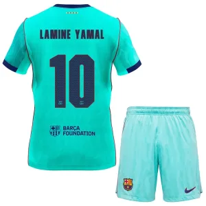 FC Barcelona Lamine Yamal 10 3. Paita Lasten 2026/27 (+ Shortsit) FC Barcelona Lamine Yamal 10 3. Paita Lasten 2026/27 (+ Shortsit)