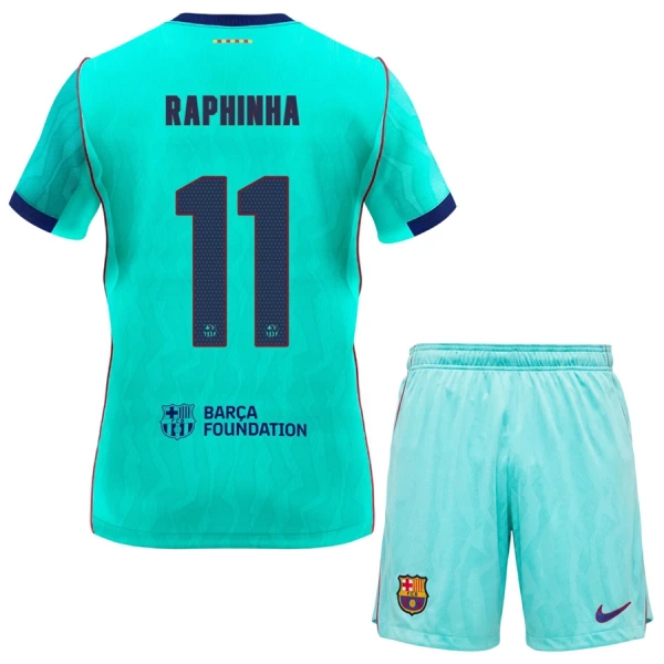FC Barcelona Raphinha 11 3. Paita Lasten 2026/27 (+ Shortsit) FC Barcelona Raphinha 11 3. Paita Lasten 2026/27 (+ Shortsit)
