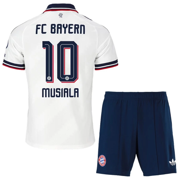 FC Bayern München Jamal Musiala 10 Vieraspaita Lasten 2026/27 (+ Shortsit) FC Bayern München Jamal Musiala 10 Vieraspaita Lasten 2026/27 (+ Shortsit)