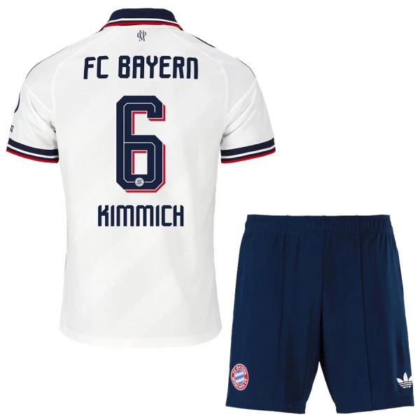FC Bayern München Joshua Kimmich 6 Vieraspaita Lasten 2026/27 (+ Shortsit) FC Bayern München Joshua Kimmich 6 Vieraspaita Lasten 2026/27 (+ Shortsit)