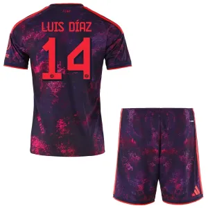 FC Bayern München Luis Díaz 14 3. Paita Lasten 2026/27 (+ Shortsit) FC Bayern München Luis Díaz 14 3. Paita Lasten 2026/27 (+ Shortsit)