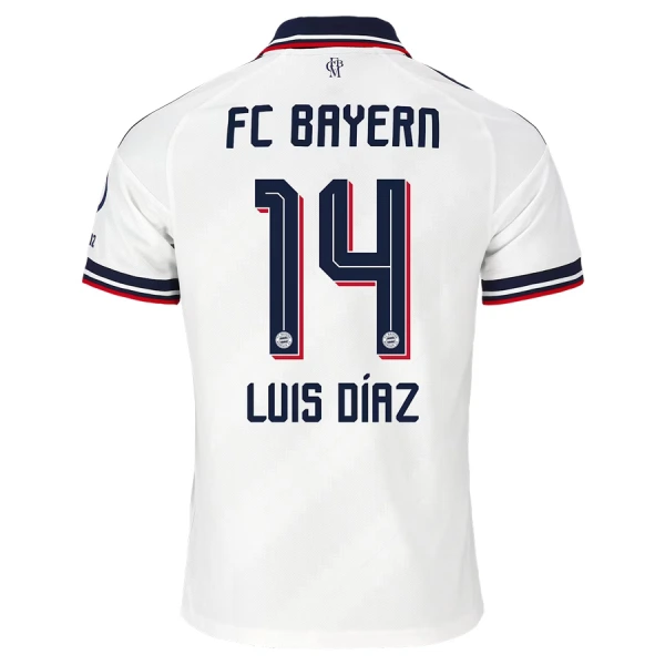 FC Bayern München Luis Díaz 14 Vieraspaita Lasten 2026/27 (+ Shortsit)