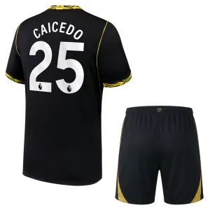 Chelsea Moisés Caicedo 25 Vieraspaita Lasten 2026/27 (+ Shortsit) Chelsea Moisés Caicedo 25 Vieraspaita Lasten 2026/27 (+ Shortsit)