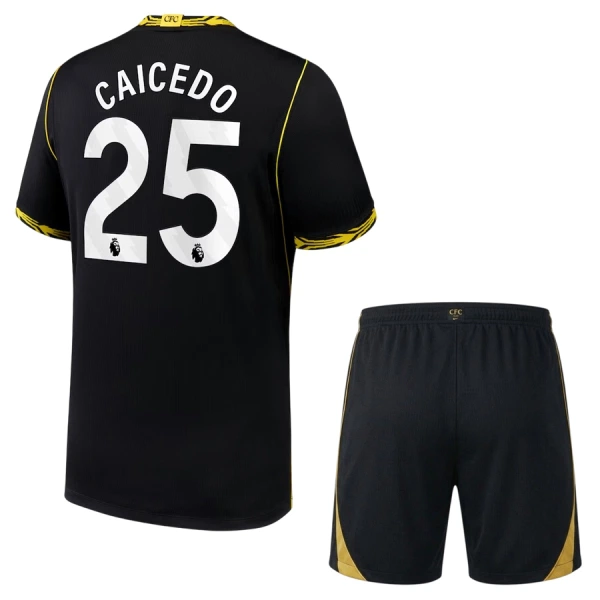 Chelsea Moisés Caicedo 25 Vieraspaita Lasten 2026/27 (+ Shortsit) Chelsea Moisés Caicedo 25 Vieraspaita Lasten 2026/27 (+ Shortsit)