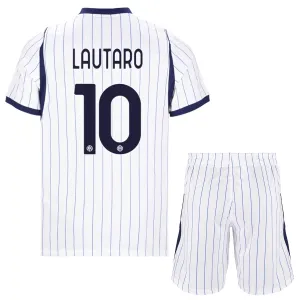 Inter Milan Lautaro Martínez 10 Vieraspaita Lasten 2026/27 (+ Shortsit)
