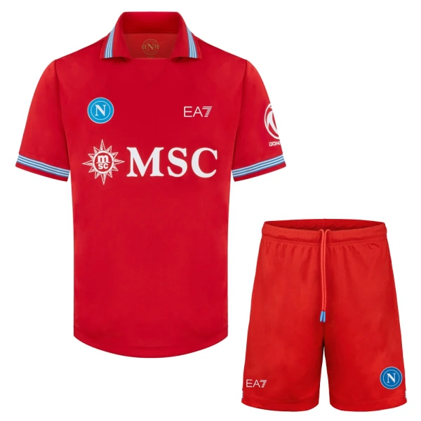 Napoli 3. Paita Lasten 2026/27 (+ Shortsit)