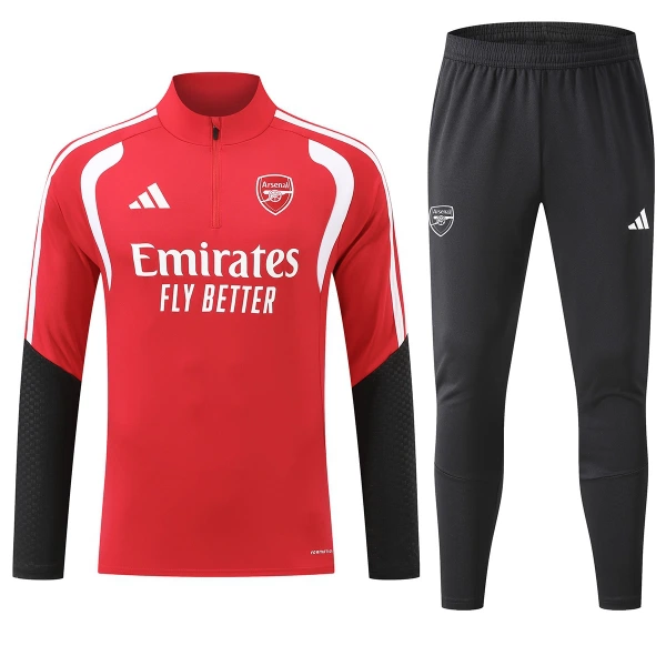 Arsenal Harjoittelupusero puvut Puolivetri 2026/27 Punainen Arsenal Harjoittelupusero puvut Puolivetri 2026/27 Punainen