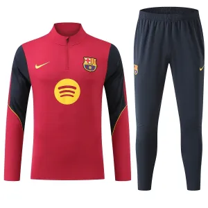 FC Barcelona Harjoittelupusero puvut Puolivetri 2026/27 Punainen