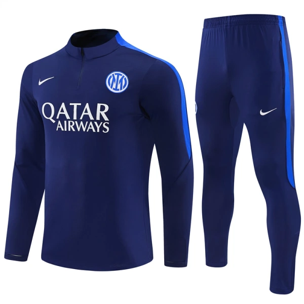 Inter Milan Harjoittelupusero puvut Puolivetri 2026/27 Sininen Inter Milan Harjoittelupusero puvut Puolivetri 2026/27 Sininen