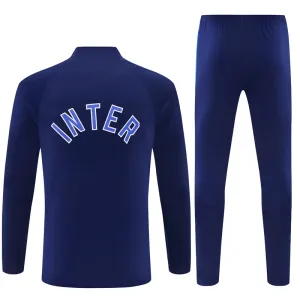 Inter Milan Harjoittelupusero puvut Puolivetri 2026/27 Sininen