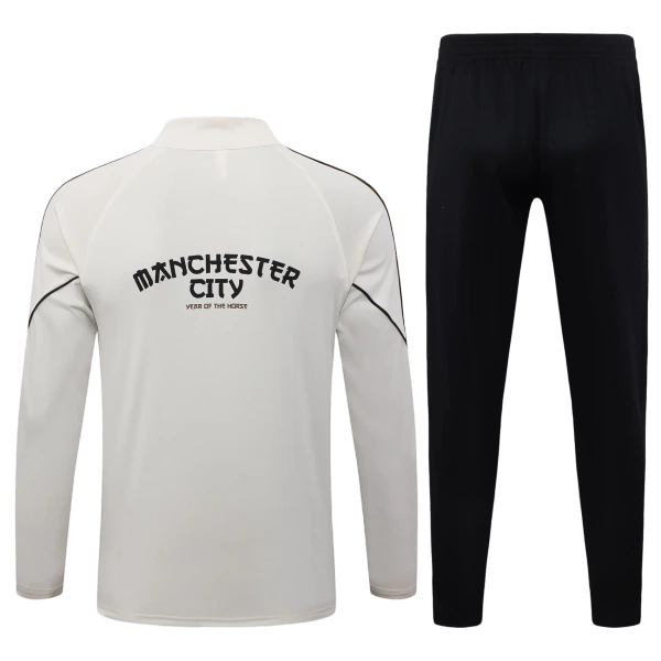 Manchester City Harjoittelupusero puvut Puolivetri 2026/27 Harmaa