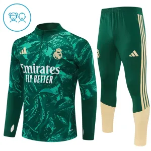 Real Madrid Harjoittelupusero puvut Lasten Puolivetri 2026/27 Vihreä