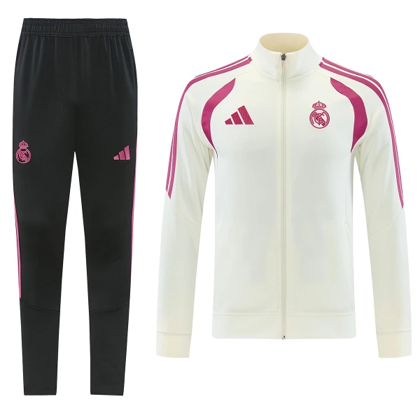 Real Madrid Harjoittelutakkipuvut 2026/27 Valkoinen Real Madrid Harjoittelutakkipuvut 2026/27 Valkoinen