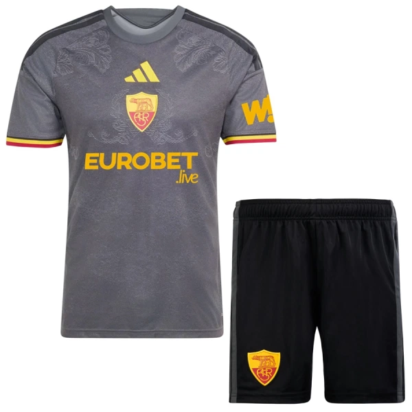 AS Roma 3. Paita Lasten 2026/27 (+ Shortsit)