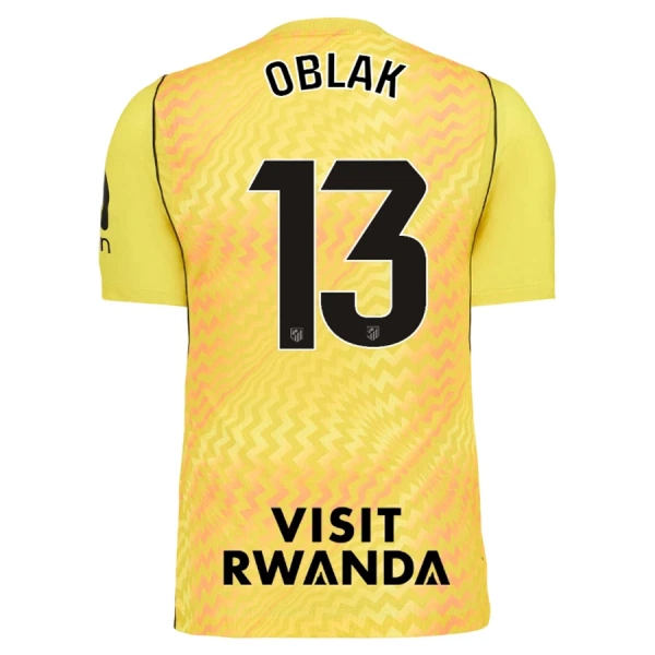 Atlético Madrid Jan Oblak 13 Maalivahdin Paita 2026/27 Keltainen Atlético Madrid Jan Oblak 13 Maalivahdin Paita 2026/27 Keltainen