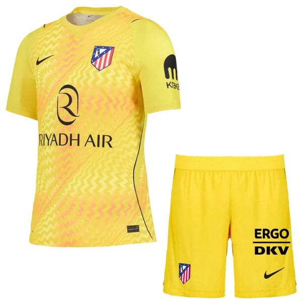 Atlético Madrid Jan Oblak 13 Maalivahdin Paita Lasten 2026/27 Keltainen (+ Shortsit)