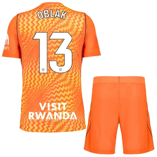Atlético Madrid Jan Oblak 13 Maalivahdin Paita Lasten 2026/27 Oranssi (+ Shortsit) Atlético Madrid Jan Oblak 13 Maalivahdin Paita Lasten 2026/27 Oranssi (+ Shortsit)