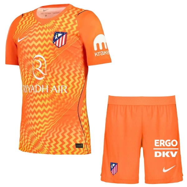 Atlético Madrid Maalivahdin Paita Lasten 2026/27 Oranssi (+ Shortsit) Atlético Madrid Maalivahdin Paita Lasten 2026/27 Oranssi (+ Shortsit)