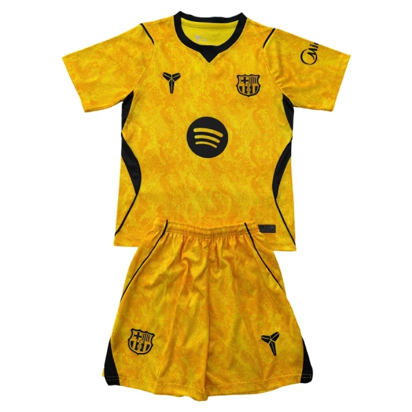 FC Barcelona Maalivahdin Vieraspaita Lasten 2026/27 Keltainen (+ Shortsit)