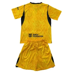 FC Barcelona Maalivahdin Vieraspaita Lasten 2026/27 Keltainen (+ Shortsit)