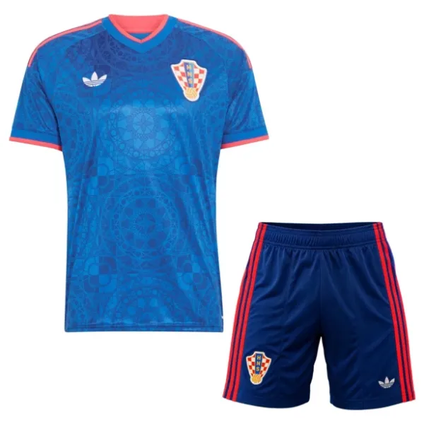 Kroatia Vieraspaita Lasten 2026/27 (+ Shortsit) Kroatia Vieraspaita Lasten 2026/27 (+ Shortsit)
