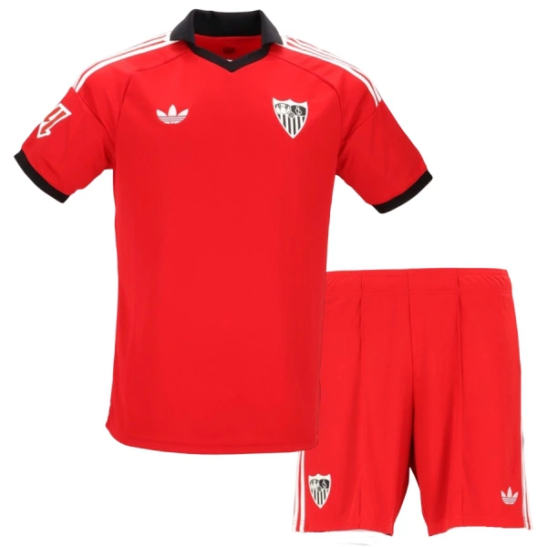 Sevilla FC Vieraspaita Lasten 2026/27 (+ Shortsit) Sevilla FC Vieraspaita Lasten 2026/27 (+ Shortsit)