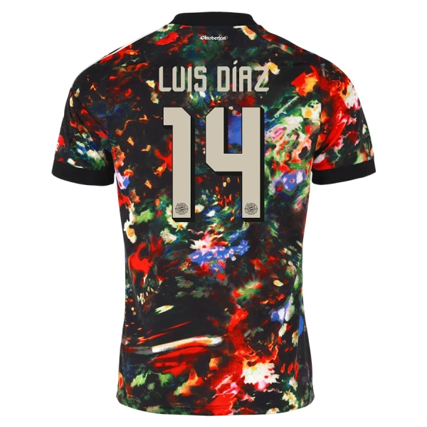 FC Bayern München Luis Díaz 14 Oktoberfest Paita Lasten 2026/27 (+ Shortsit)