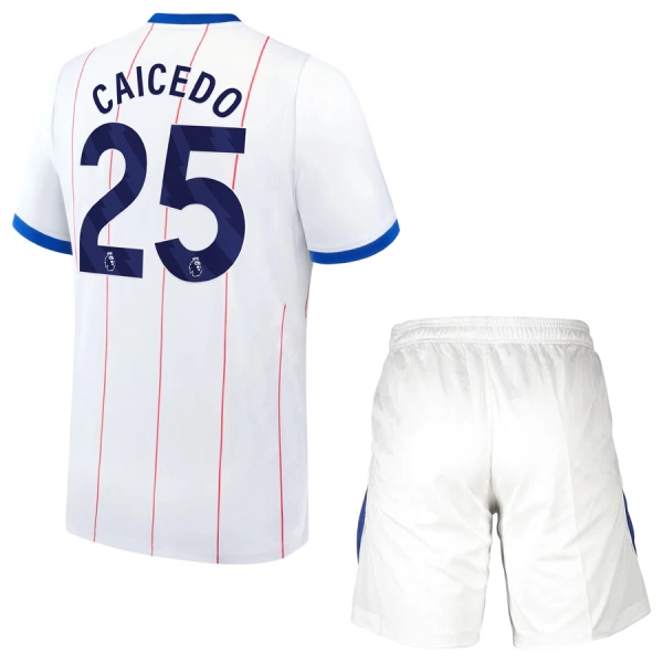 Chelsea Moisés Caicedo 25 3. Paita Lasten 2026/27 (+ Shortsit)