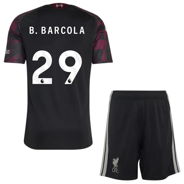 Liverpool B. Barcola 29 3. Paita Lasten 2026/27 (+ Shortsit) Liverpool B. Barcola 29 3. Paita Lasten 2026/27 (+ Shortsit)