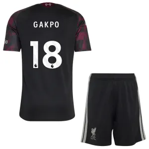 Liverpool Cody Gakpo 18 3. Paita Lasten 2026/27 (+ Shortsit)