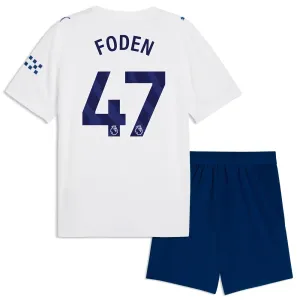 Manchester City Phil Foden 47 3. Paita Lasten 2026/27 (+ Shortsit)