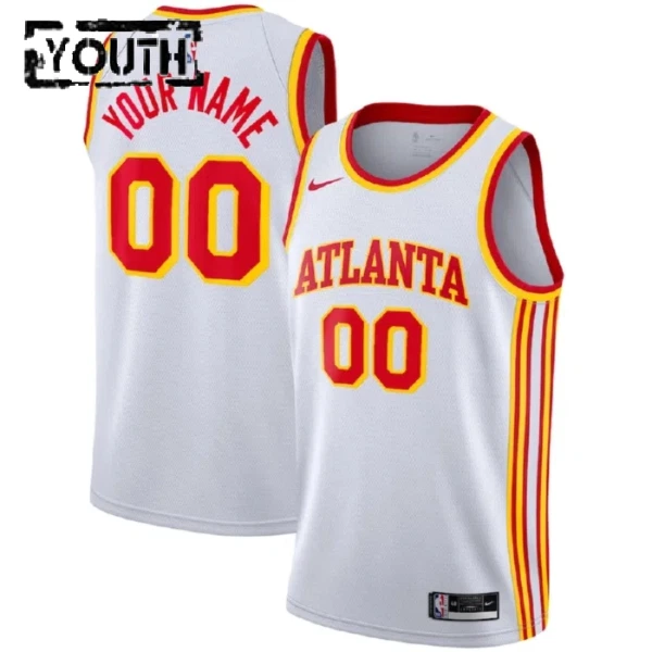 Atlanta Hawks Koripallopaita Lasten Association Edition Swingman Valkoinen