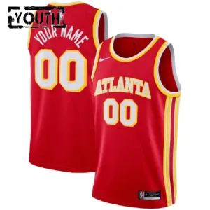 Atlanta Hawks Koripallopaita Lasten Icon Edition Swingman Punainen
