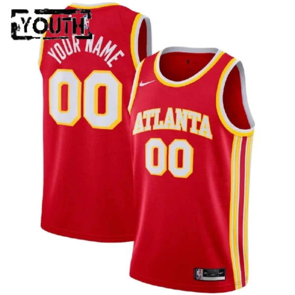 Atlanta Hawks Koripallopaita Lasten Icon Edition Swingman Punainen