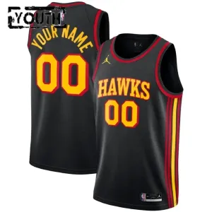 Atlanta Hawks Koripallopaita Lasten Statement Edition Swingman Musta