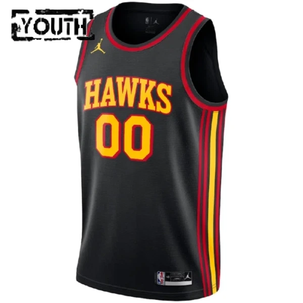 Atlanta Hawks Koripallopaita Lasten Statement Edition Swingman Musta